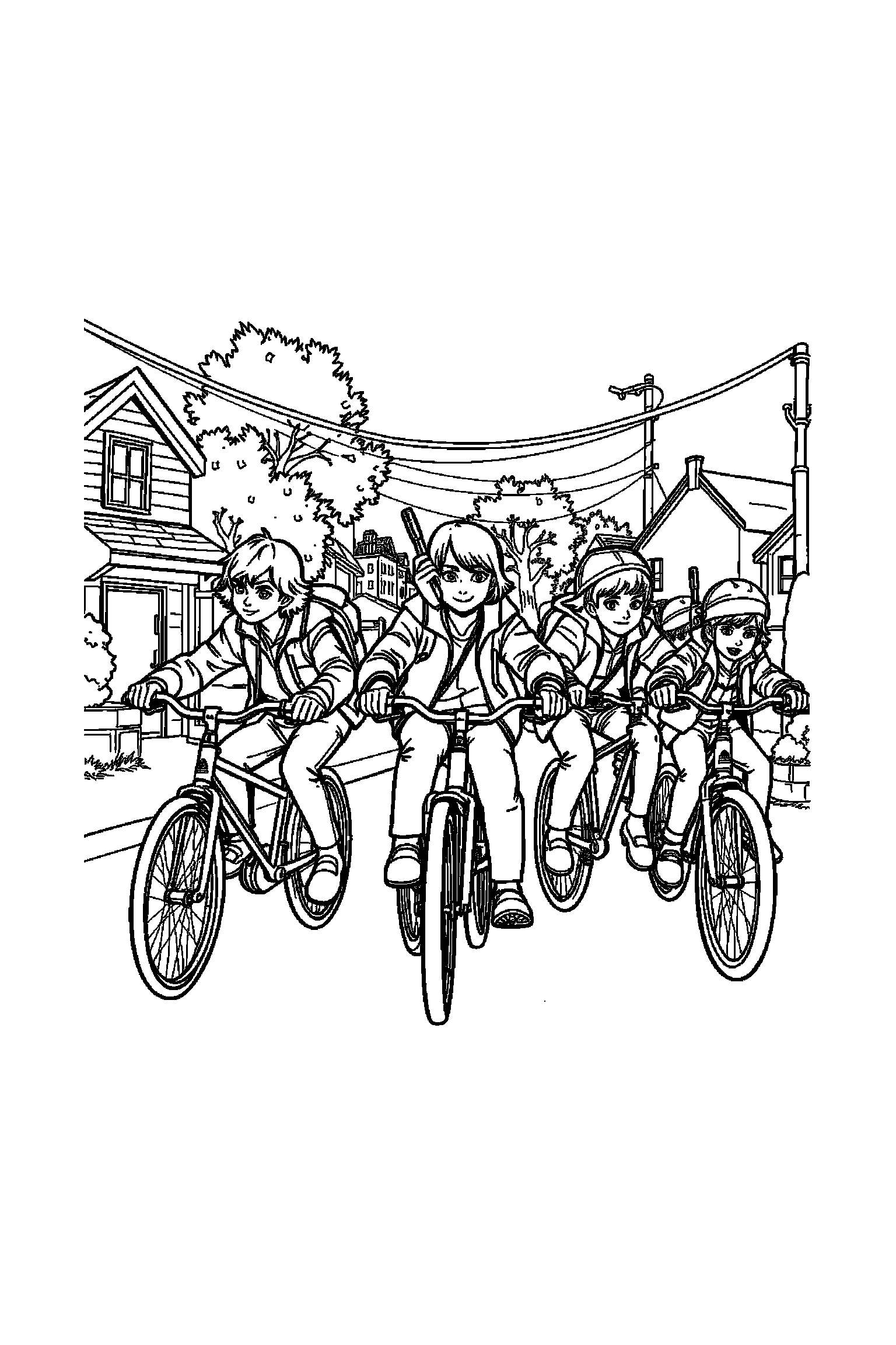 Coloriage Stranger Things gratuit à imprimer - Will qui regarde une gaufre Coloriage Stranger Things gratuit à imprimer : Will qui regarde une gaufre
