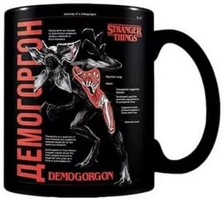 Tasse Stranger Things 4 anatomie du Demogorgon, 312 ml