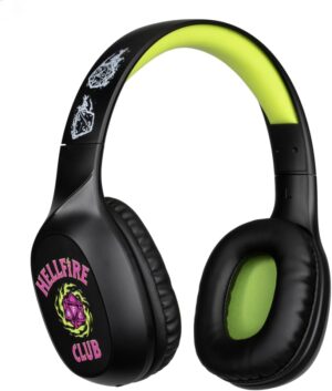 Casque audio Bluetooth 5.3 Stranger Things Konix avec micro et câble jack 3,5 mm