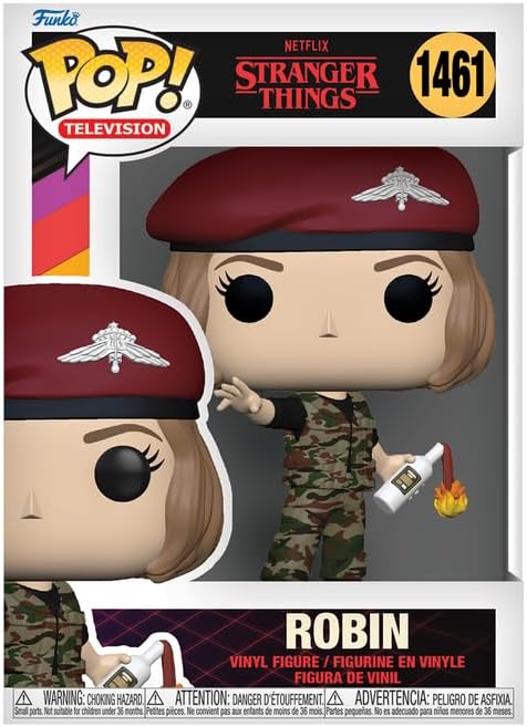 Figurine Funko Pop Stranger Things Robin Hunter avec cocktail – Image 2