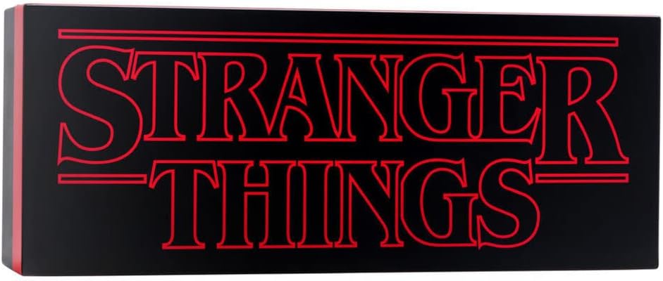 Lampe logo Stranger Things Netflix à 2 modes, murale ou à poser