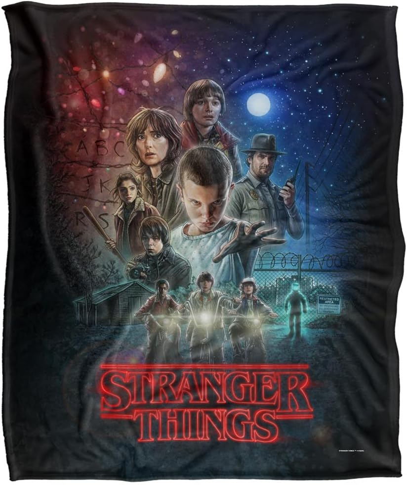 Couverture Stranger Things Saison 1 Silky Touch 152 x 127 cm – Image 2