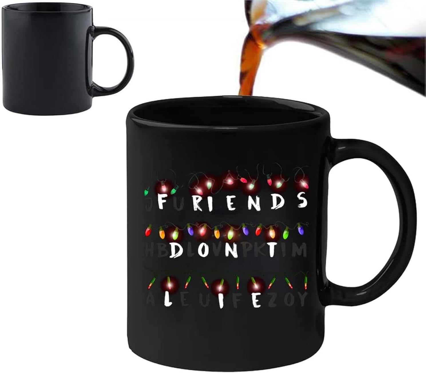 Stranger Things - Mug magique morphing Friend's Don't Lie en céramique 311,8