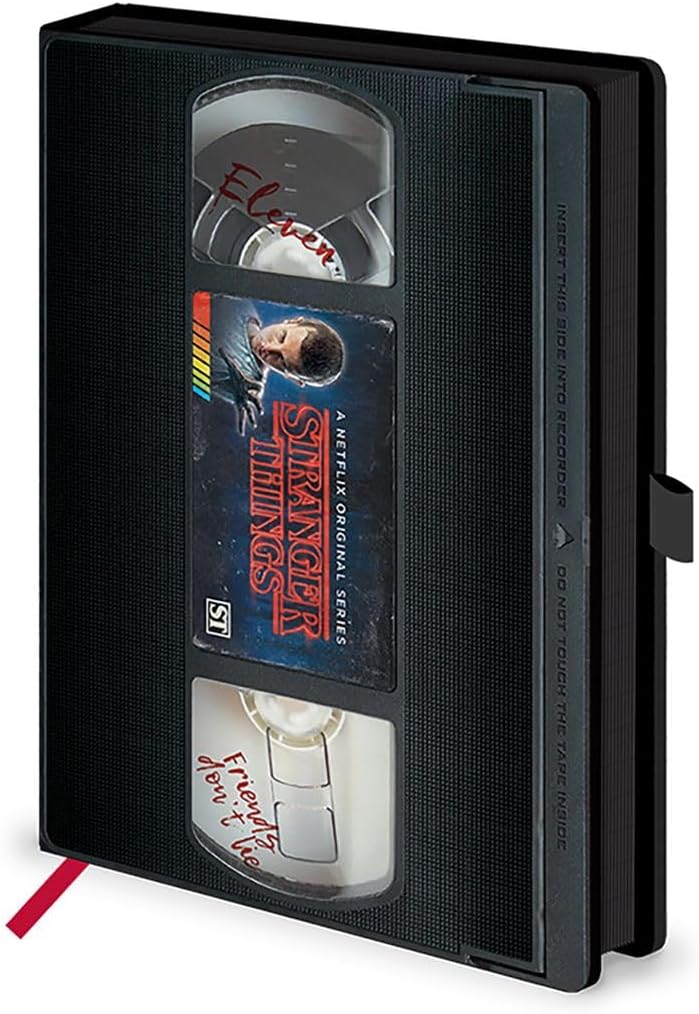 Carnet de notes A5 premium multicolore Stranger Things VHS – Image 3
