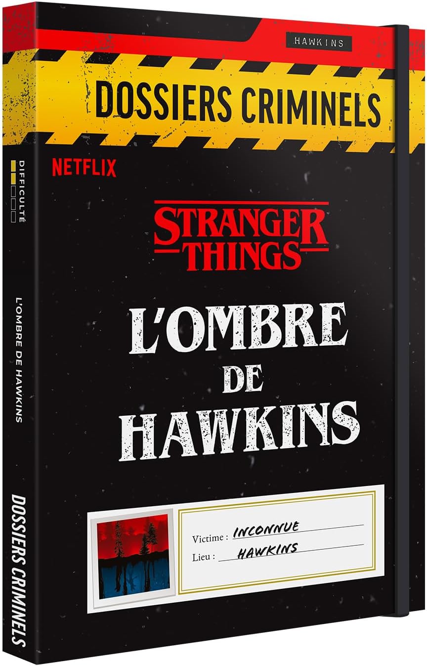 Jeu d’enquête collaboratif Stranger Things : l’ombre de Hawkins, 1 à 6 joueurs