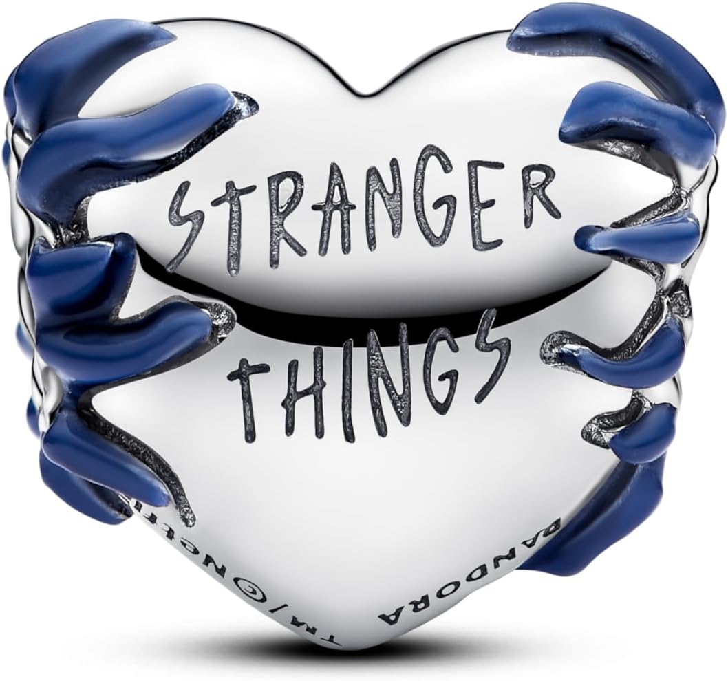 Breloque cœur phosphorescente PANDORA Stranger Things 793565 en argent sterling – Image 3