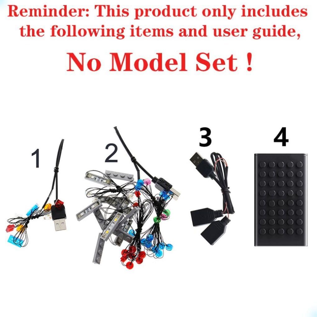 Kit d’éclairage LED pour Lego 75810 La Maison dans le Monde à l’Envers Stranger Things, modèle non inclus – Image 3