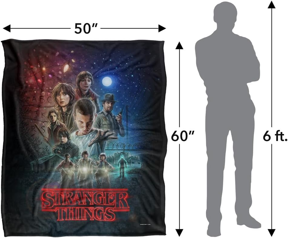 Couverture Stranger Things Saison 1 Silky Touch 152 x 127 cm – Image 5