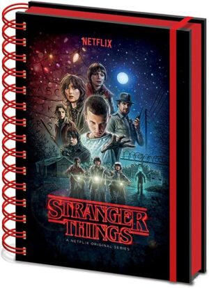Carnet A5 à spirales Stranger Things