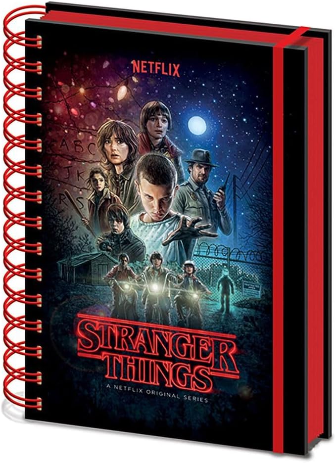Carnet A5 à spirales Stranger Things