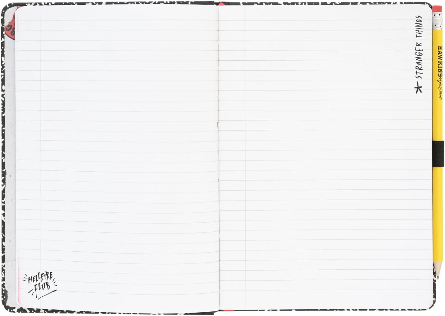 Carnet ligné A5 noir Stranger Things, bullet journal Grupo Erik – Image 3