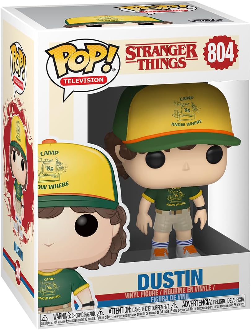 Funko Pop Dustin Henderson at Camp Sans-dents, Stranger Things