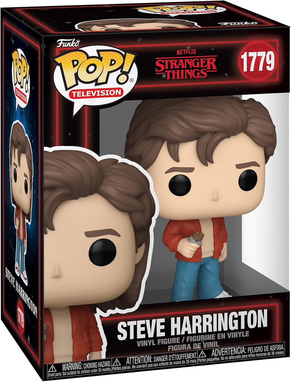 Steve Harrington Funko Pop! TV Stranger Things Saison 5 en vinyle 9,5 cm