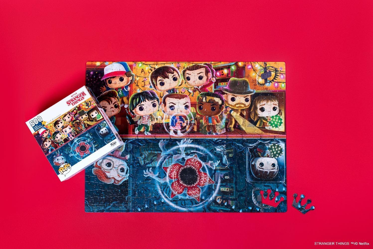 Puzzle Funko Pop! Stranger Things Upside Down 500 pièces en anglais – Image 2