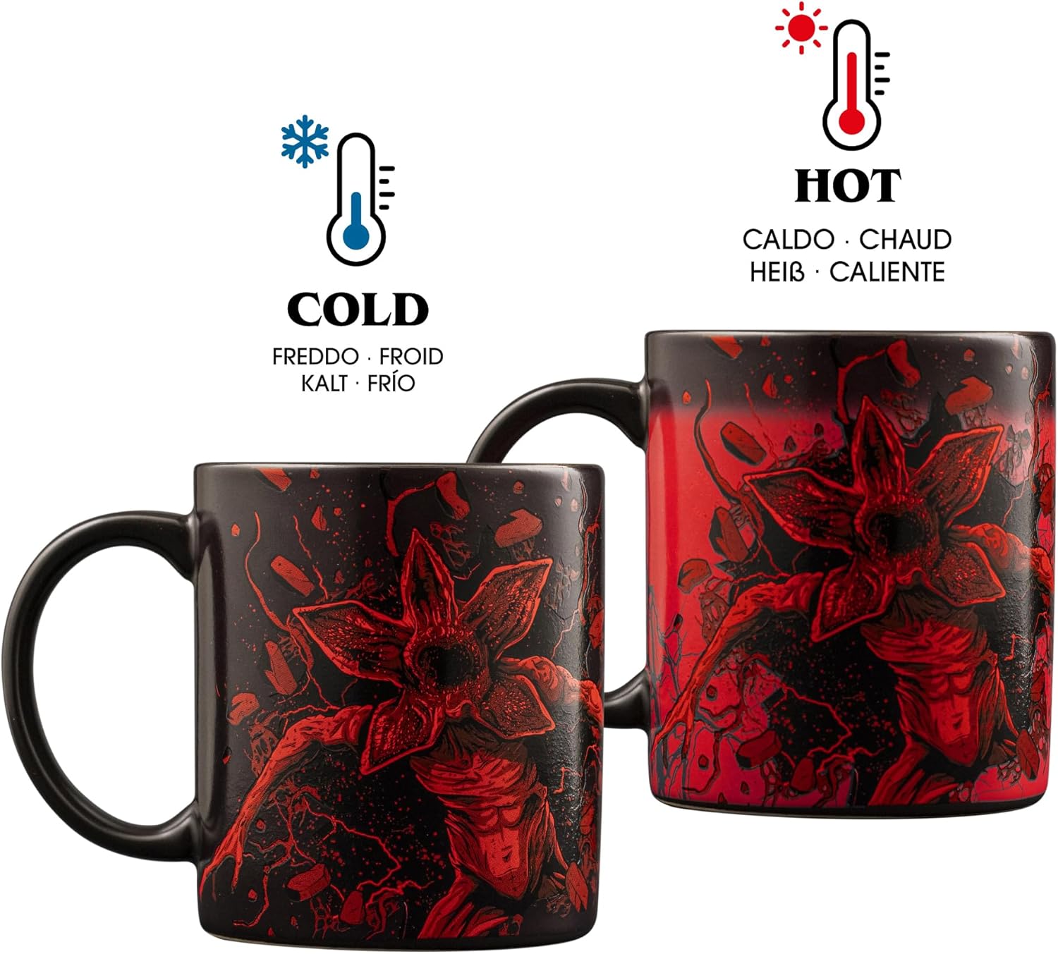 Tasse Stranger Things en céramique 300 ml thermosensible – Image 3