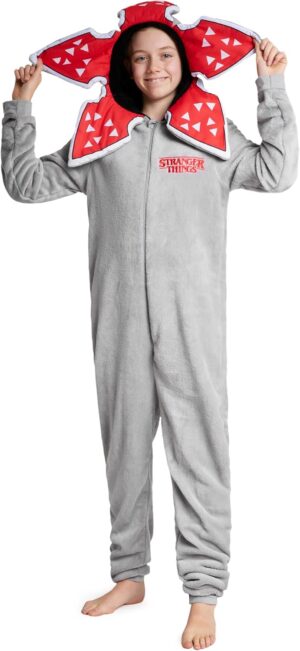 Pyjama combinaison polaire enfant Stranger Things, tailles 9-15 ans