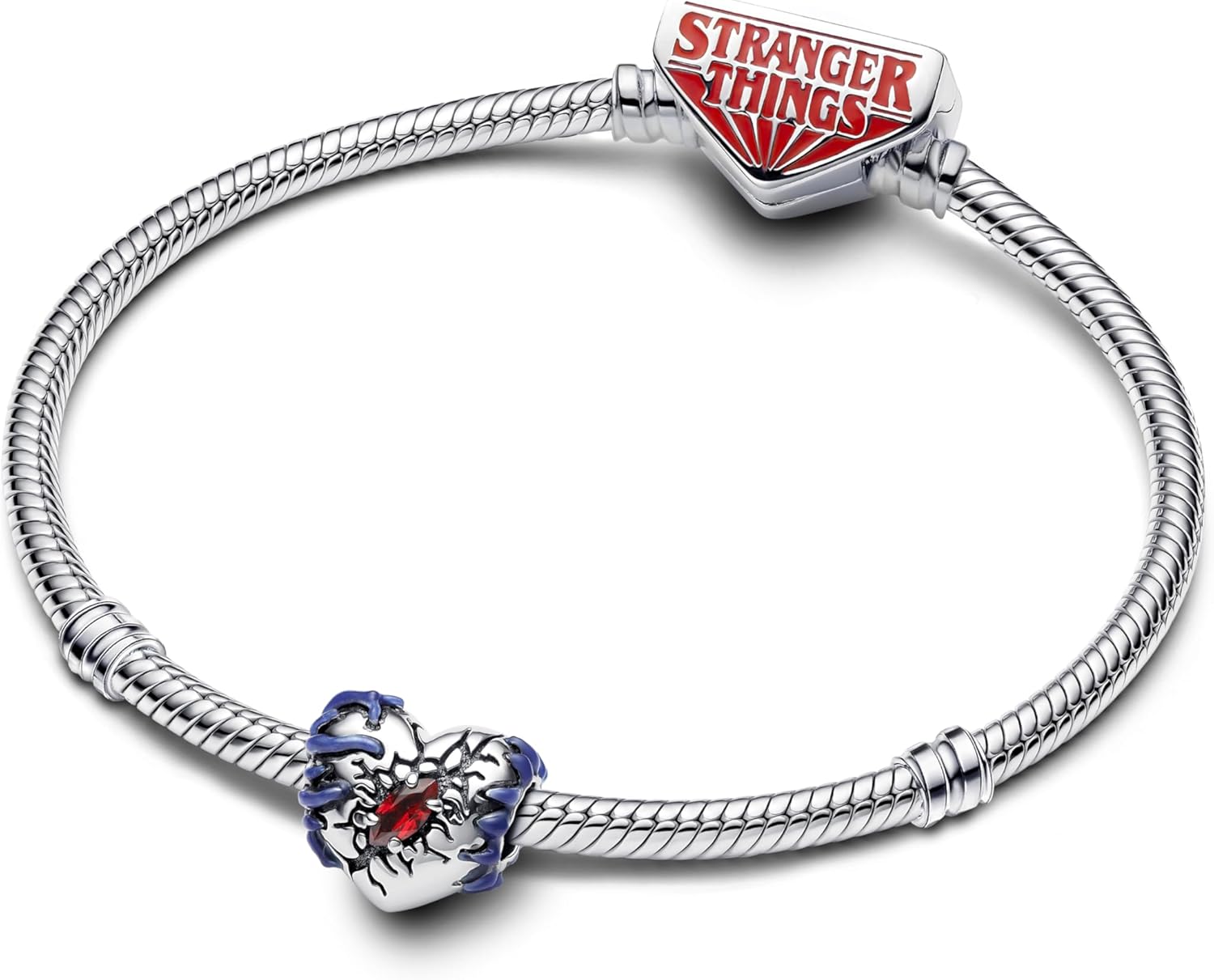 Breloque cœur phosphorescente PANDORA Stranger Things 793565 en argent sterling – Image 2
