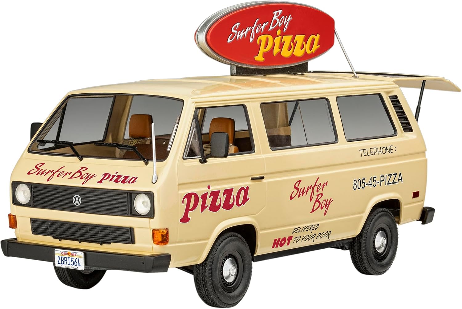Maquette plastique VW T3 Surfer Boy Stranger Things, bus de Eleven à l'échelle 1:24 – Image 4