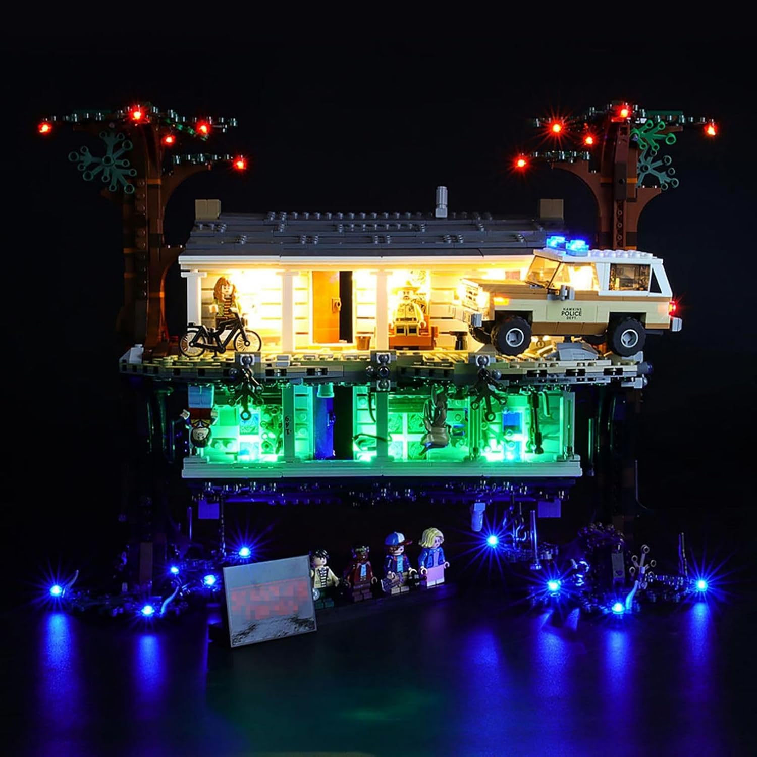 Kit d’éclairage LED pour Lego 75810 La Maison dans le Monde à l’Envers Stranger Things, modèle non inclus
