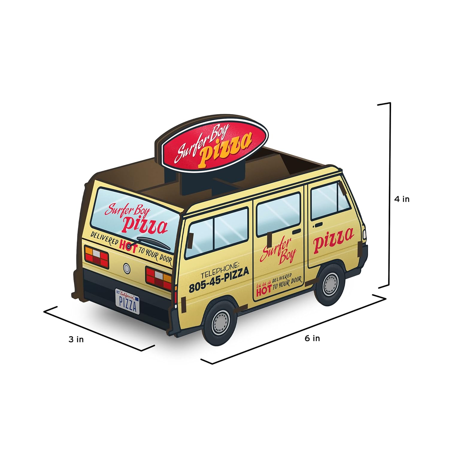 Bureau Caddy Stranger Things Surfer Boy Pizza par Genuine Fred – Image 3