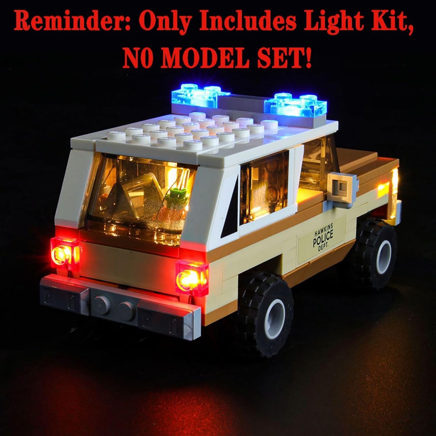 Kit d’éclairage LED pour Lego 75810 La Maison dans le Monde à l’Envers Stranger Things, modèle non inclus – Image 6