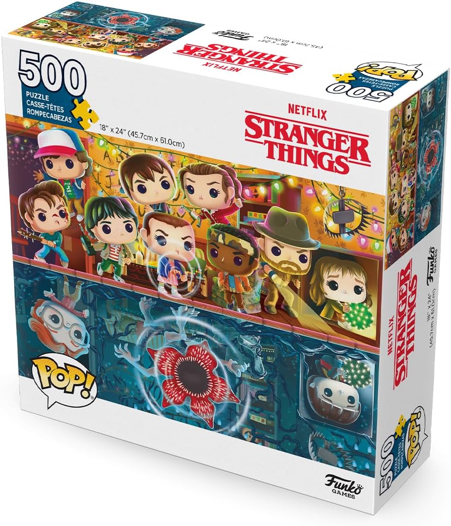 Puzzle Funko Pop! Stranger Things Upside Down 500 pièces en anglais – Image 5