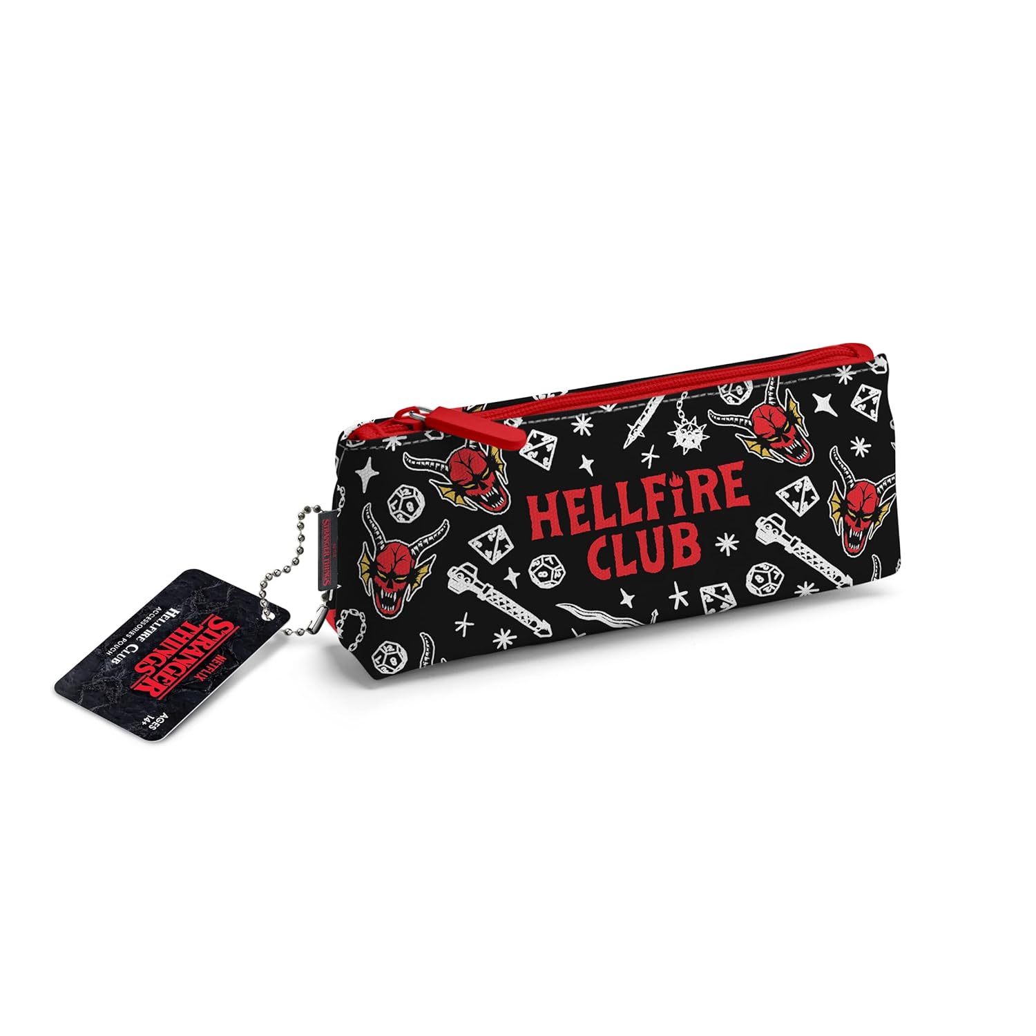 Pochette pour accessoires Stranger Things Hellfire Club multicolore – Image 5