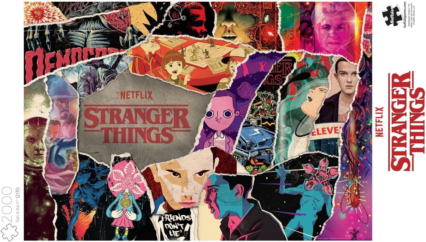 Puzzle Stranger Things Tears in Reality 2000 pièces – Image 5