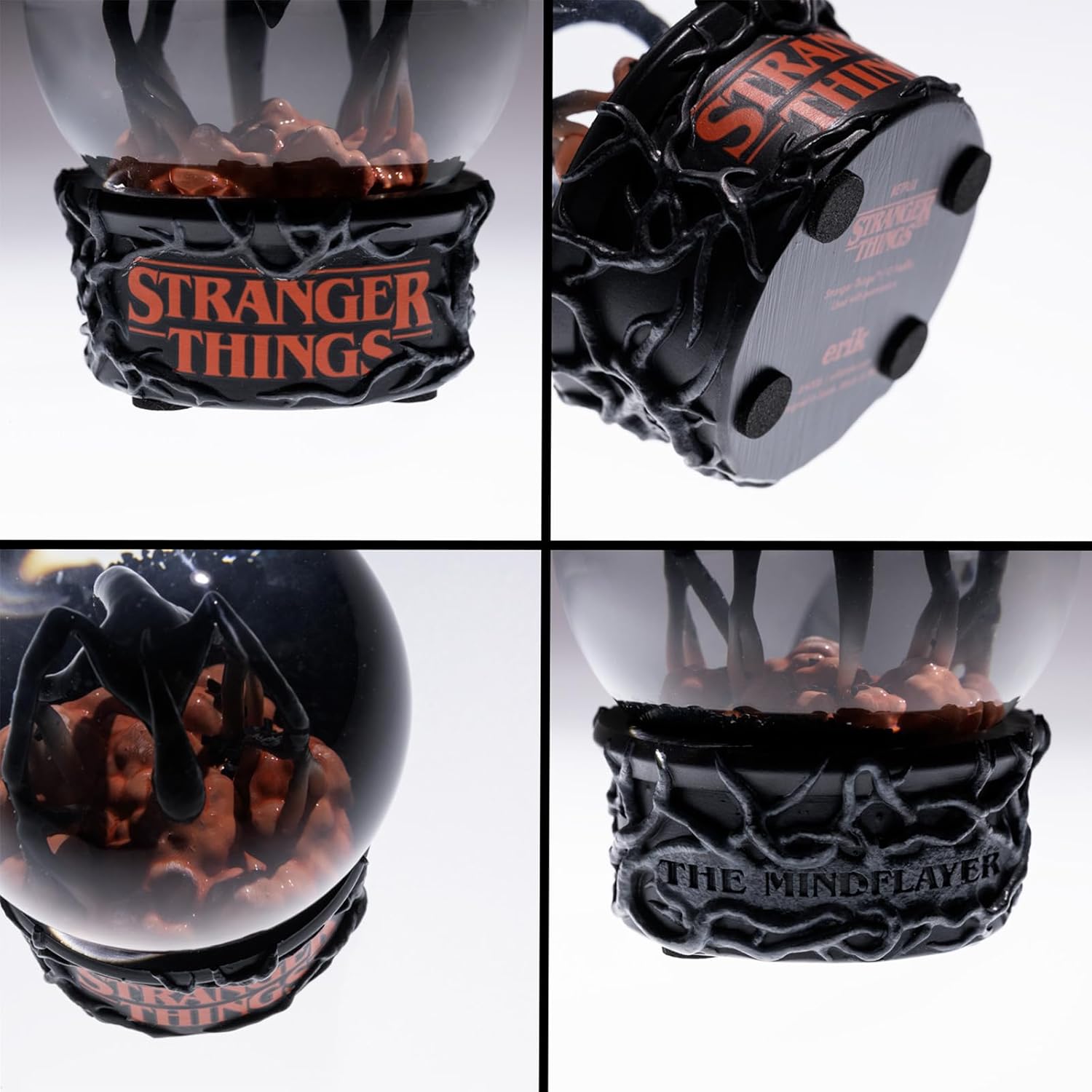 Boule à neige Mind Flayer Stranger Things en résine et verre – Image 2