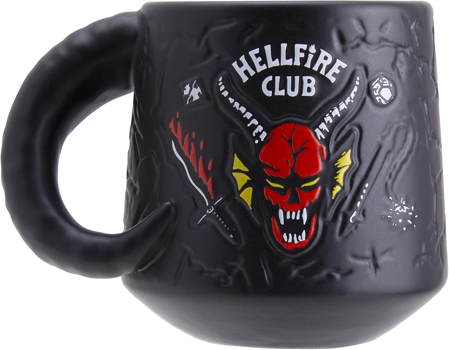 Tasse Stranger Things Hellfire Club en céramique embossée 400 ml