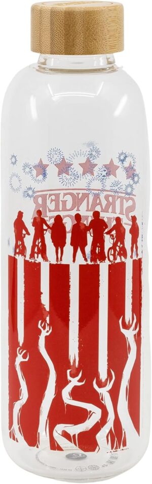 Bouteille en verre borosilicaté 1030 ML Stranger Things