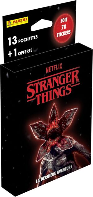 Blister Panini Stranger Things 13 pochettes + 1 offerte, 70 stickers