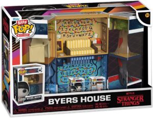 Stranger Things Bitty Boxes Maison Byers avec 2 mini figurines 0,9 pouce
