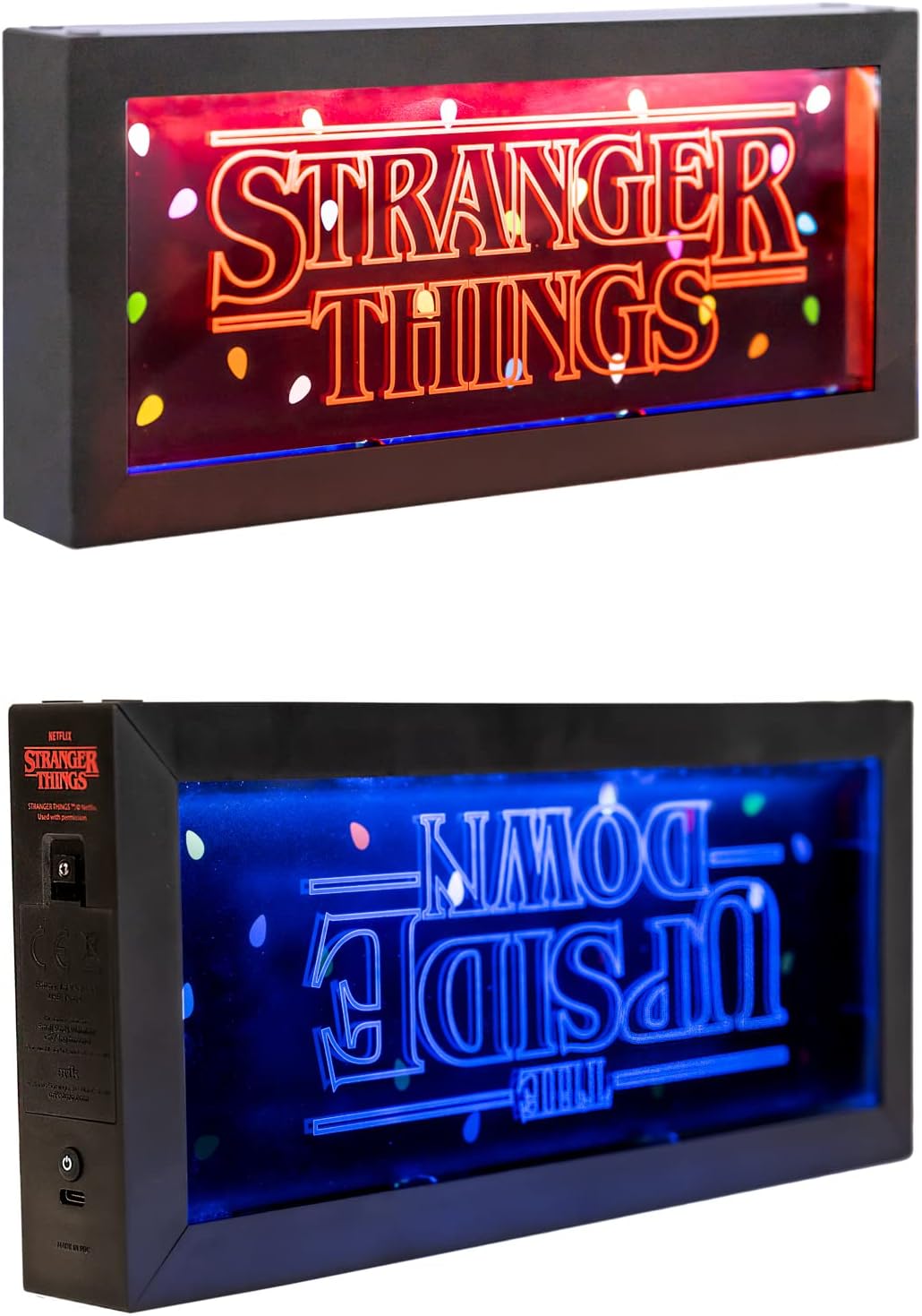 Lampe réversible Stranger Things The Upside Down avec 3 modes d’éclairage – Image 3