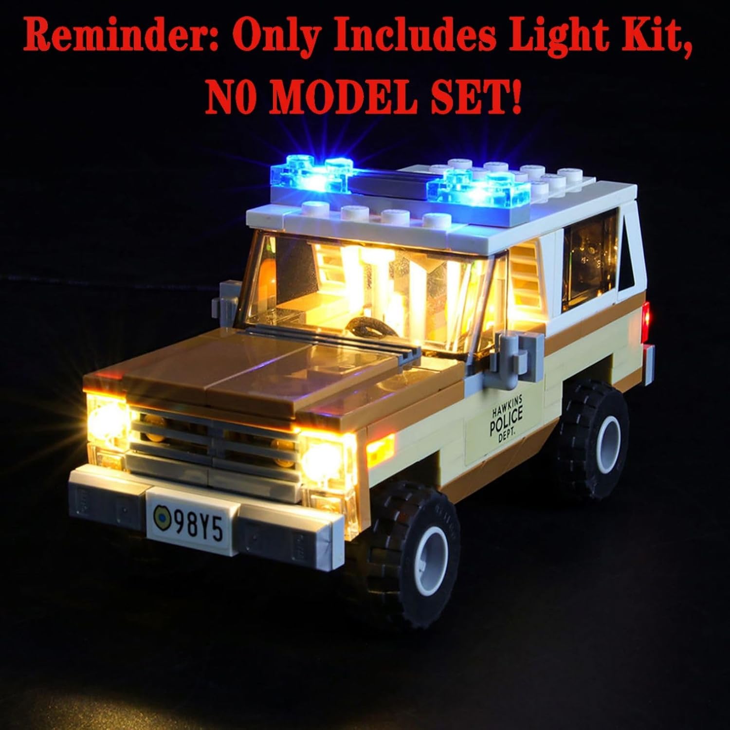 Kit d’éclairage LED pour Lego 75810 La Maison dans le Monde à l’Envers Stranger Things, modèle non inclus – Image 5