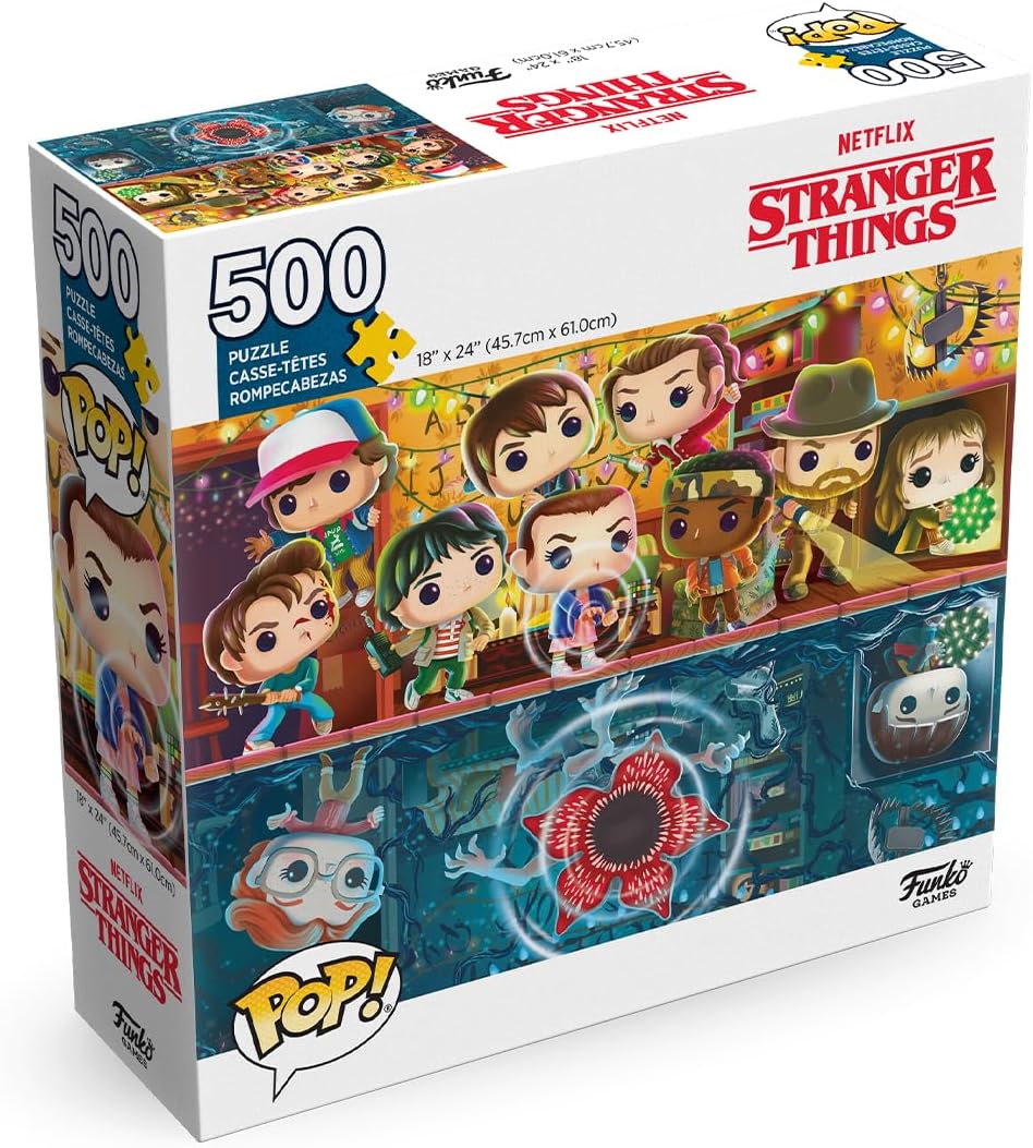 Puzzle Funko Pop! Stranger Things Upside Down 500 pièces en anglais – Image 4