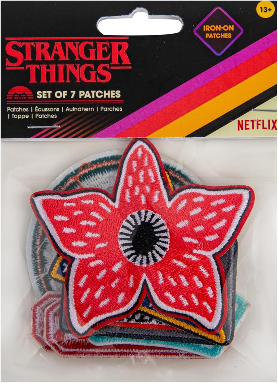 Set de 7 écussons à coudre Stranger Things – Image 2