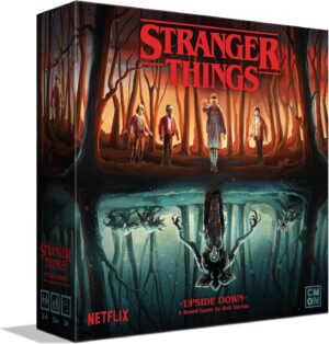 Jeu de société Stranger Things Upside Down coopératif avec 11 figurines