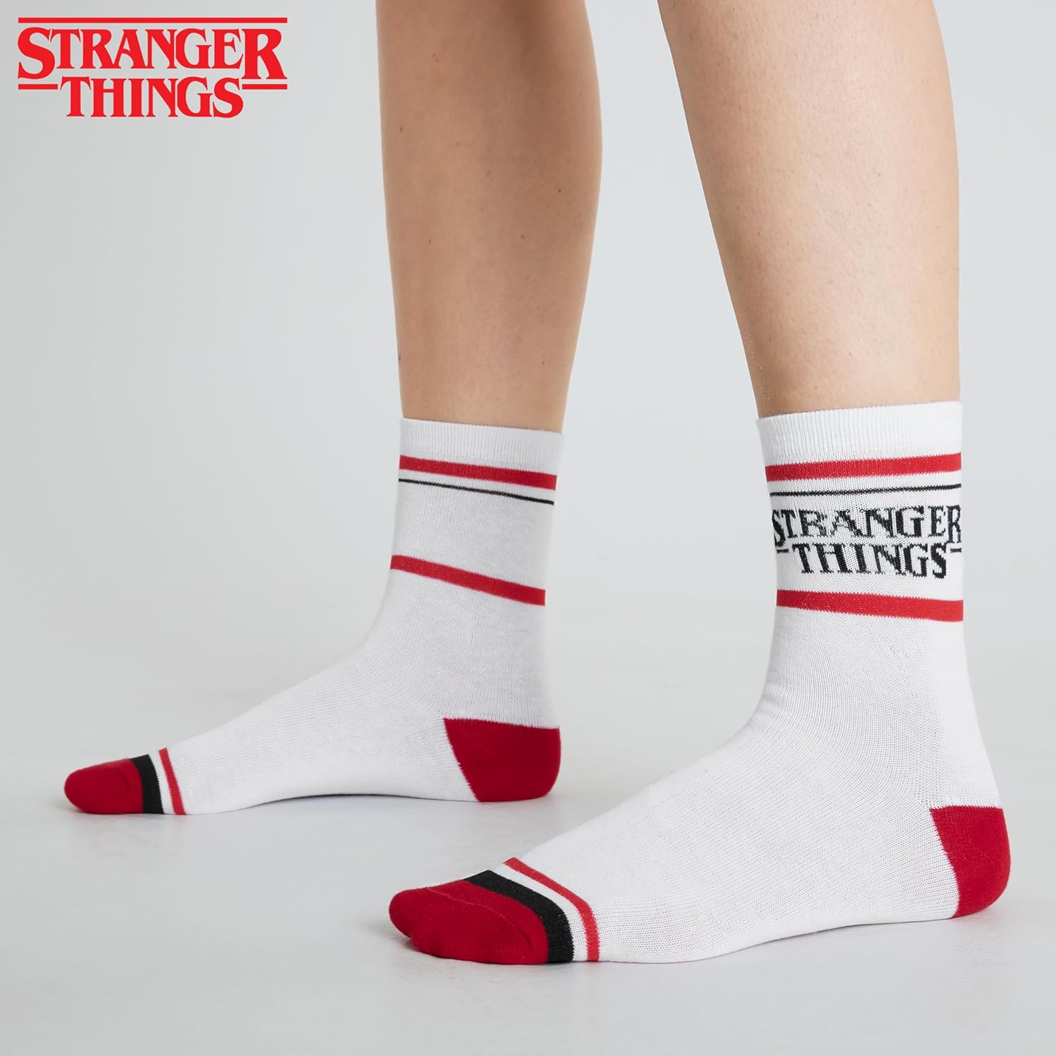 Lot de 5 chaussettes femme et ado Stranger Things, taille 35-41 – Image 3