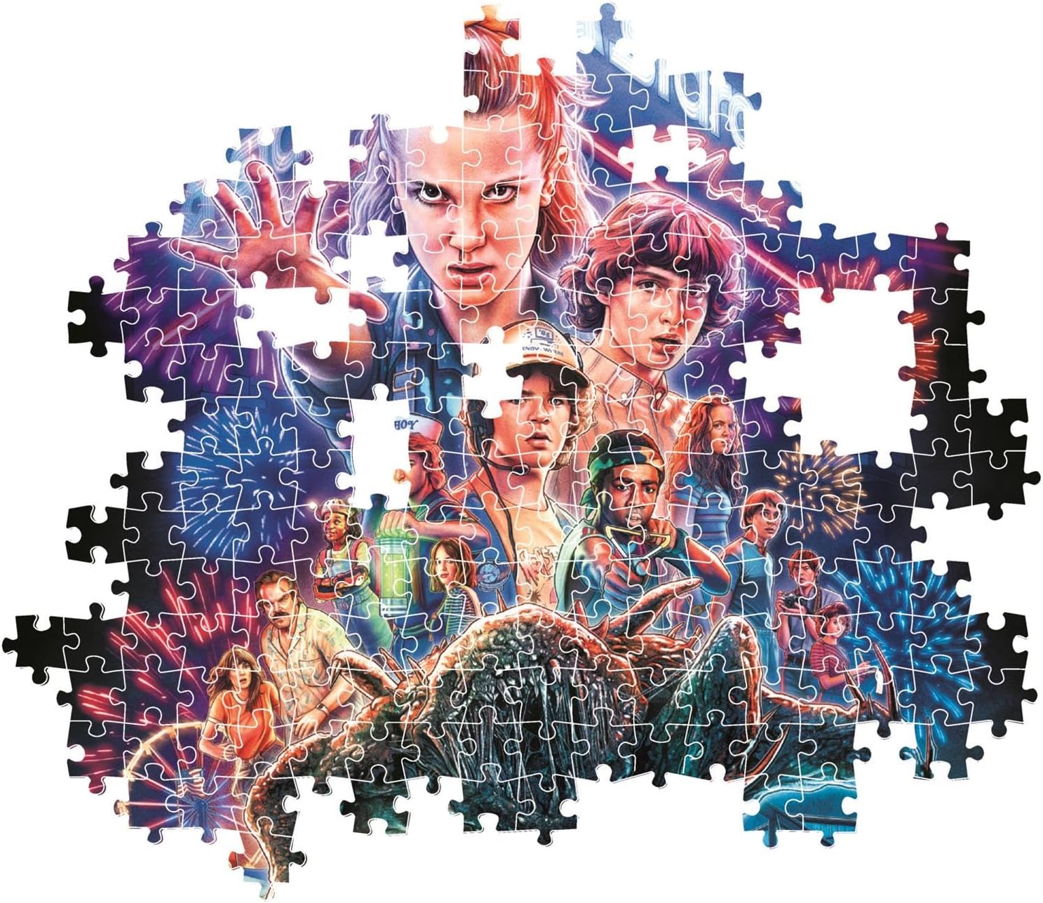 Puzzle Stranger Things 1000 pièces en Compact Box par Clementoni – Image 5