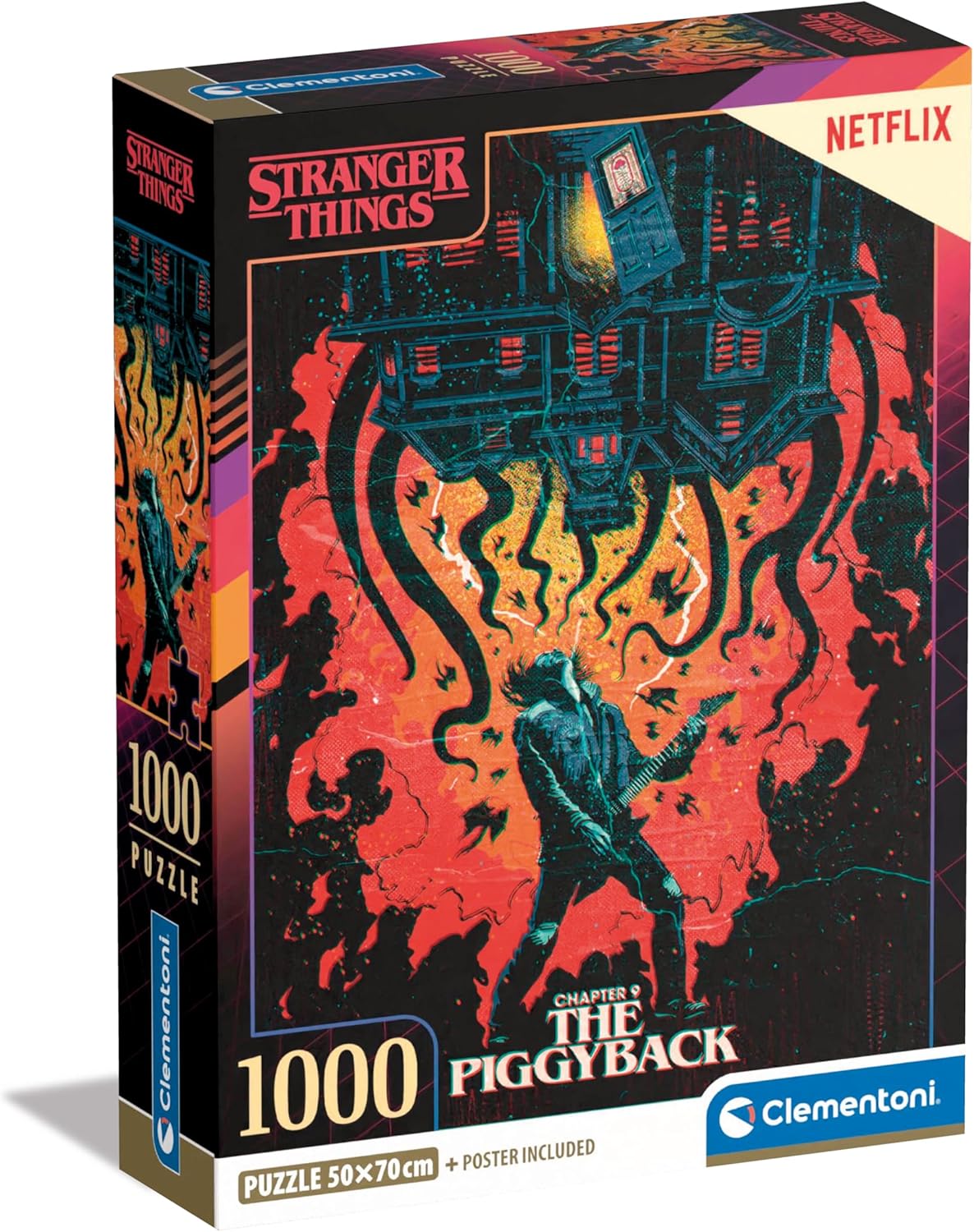 Puzzle Stranger Things The Piggyback 1000 pièces avec poster
