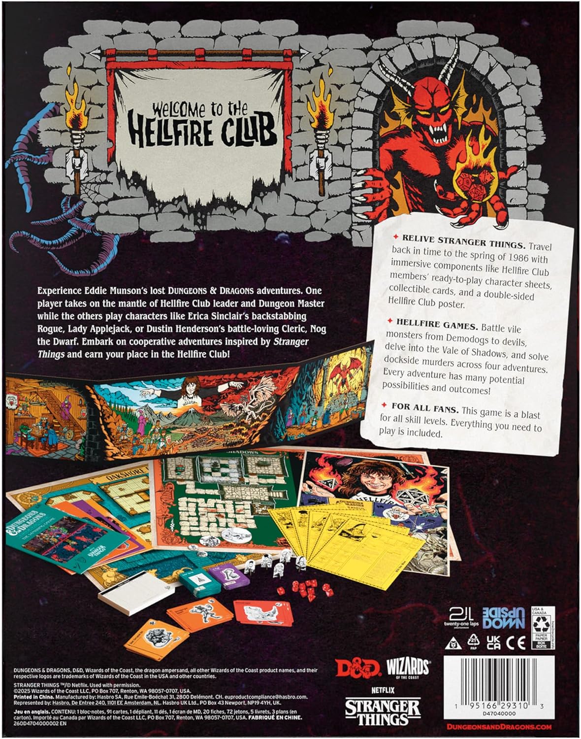 Stranger Things Dungeons & Dragons : Welcome to The Hellfire Club, jeu d'aventure coopératif – Image 7
