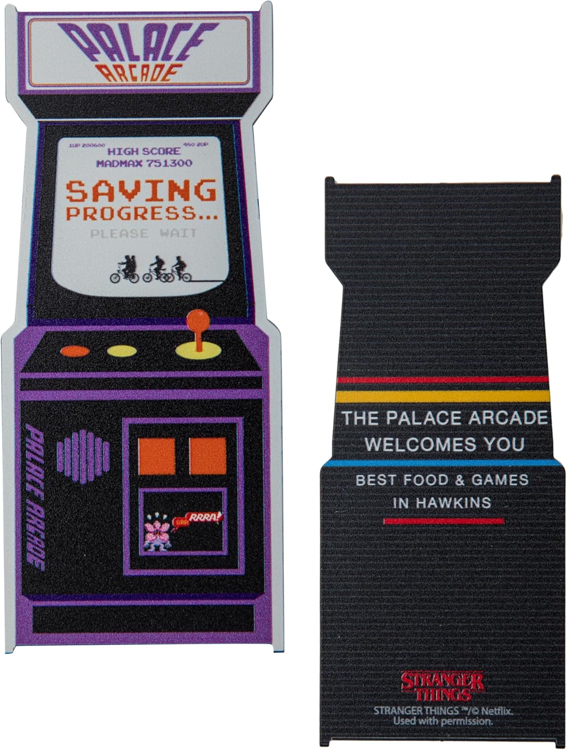 Marque-page Stranger Things Arcade en métal Cinereplicas