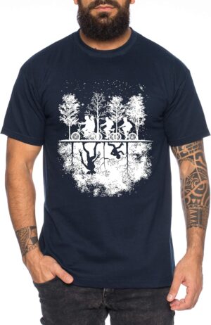 T-shirt Homme Stranger Things Demogorgon Upside Down en jersey doux