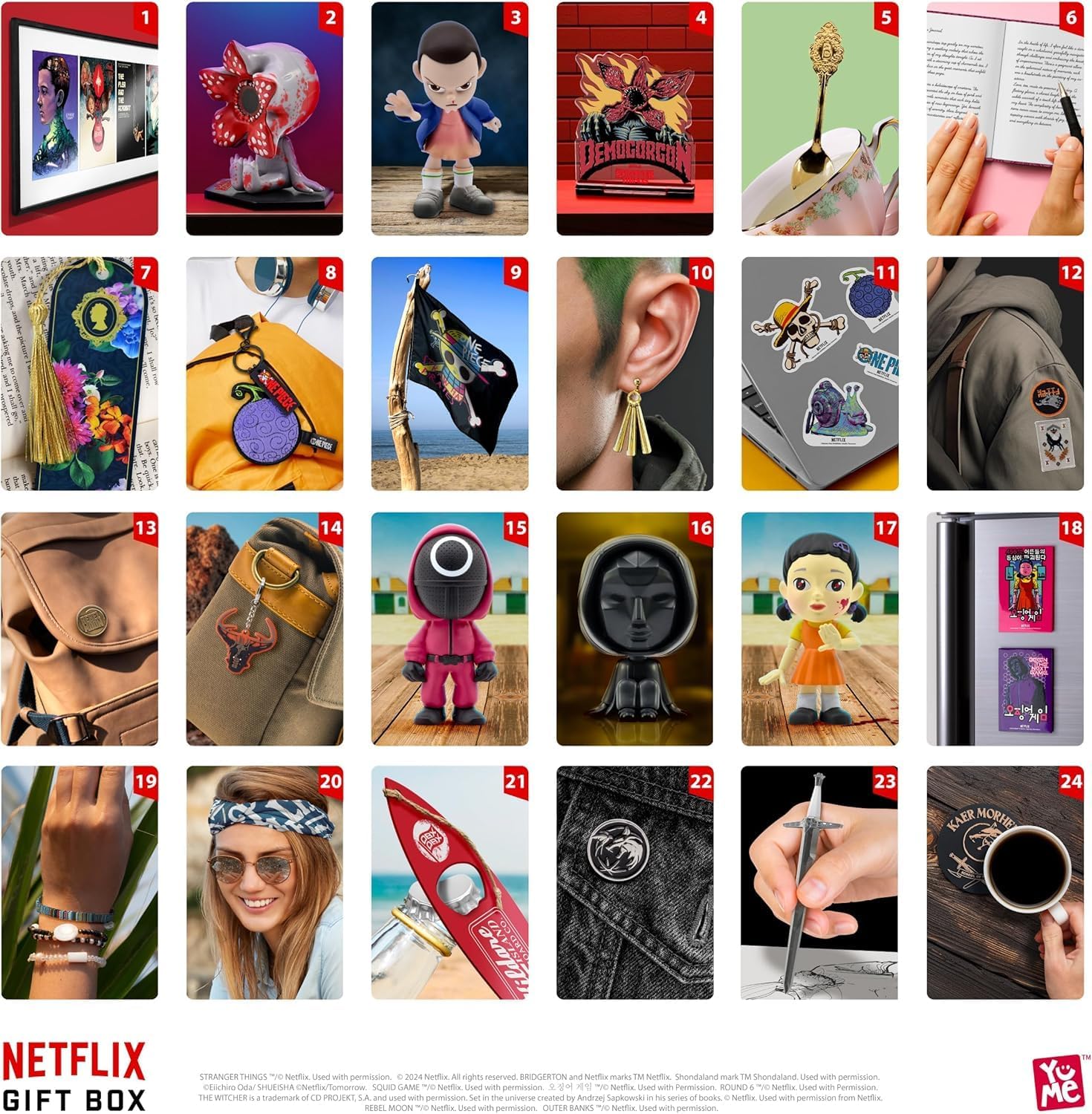Calendrier de l'Avent Stranger Things Netflix avec effet sonore et 24 surprises – Image 7