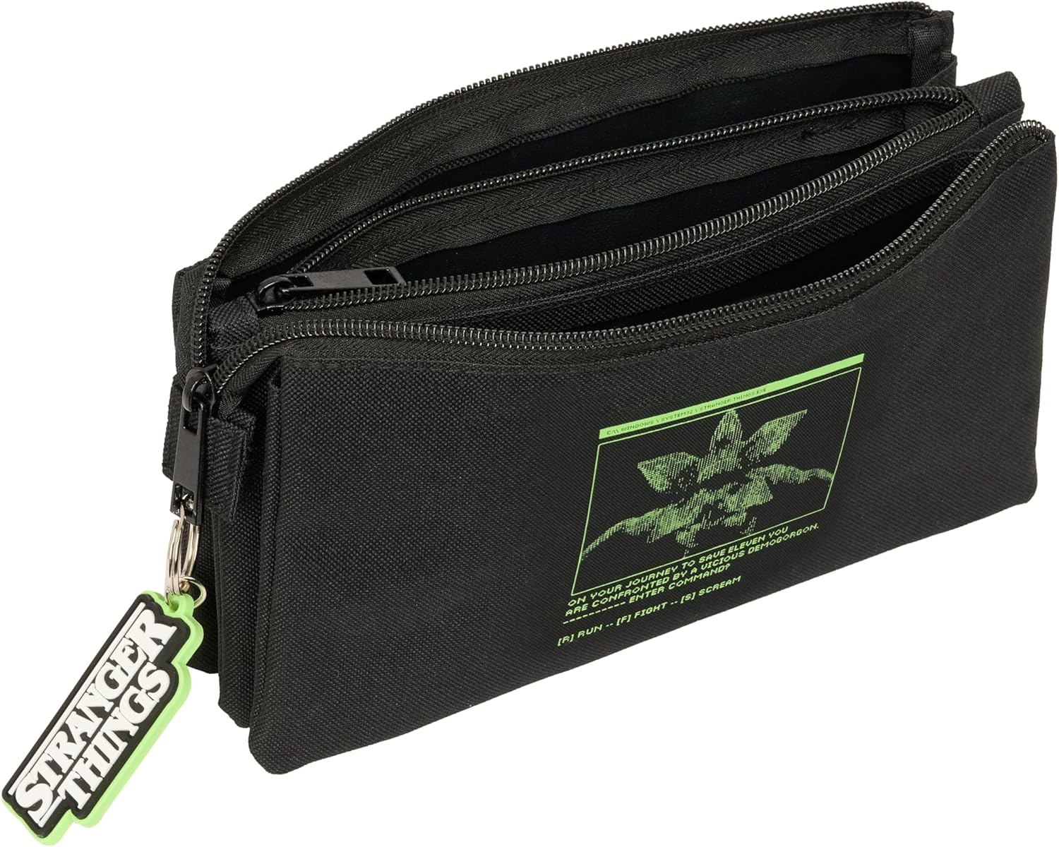 Trousse à crayons Stranger Things 3 compartiments 22 x 3 x 12 cm – Image 3