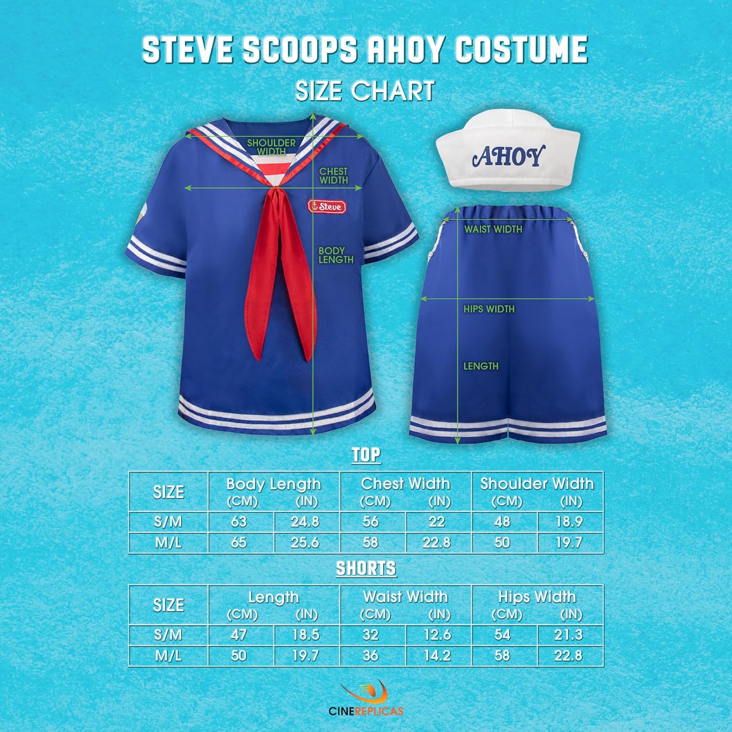 Costume Scoops Ahoy Stranger Things Steve ou Robin par Cinereplicas – Image 5