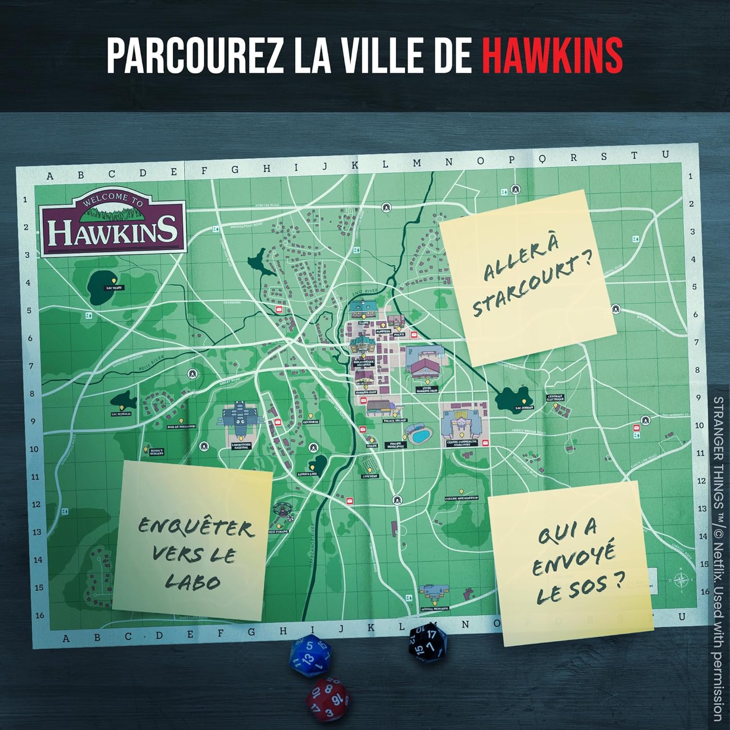 Jeu d’enquête collaboratif Stranger Things : l’ombre de Hawkins, 1 à 6 joueurs – Image 3