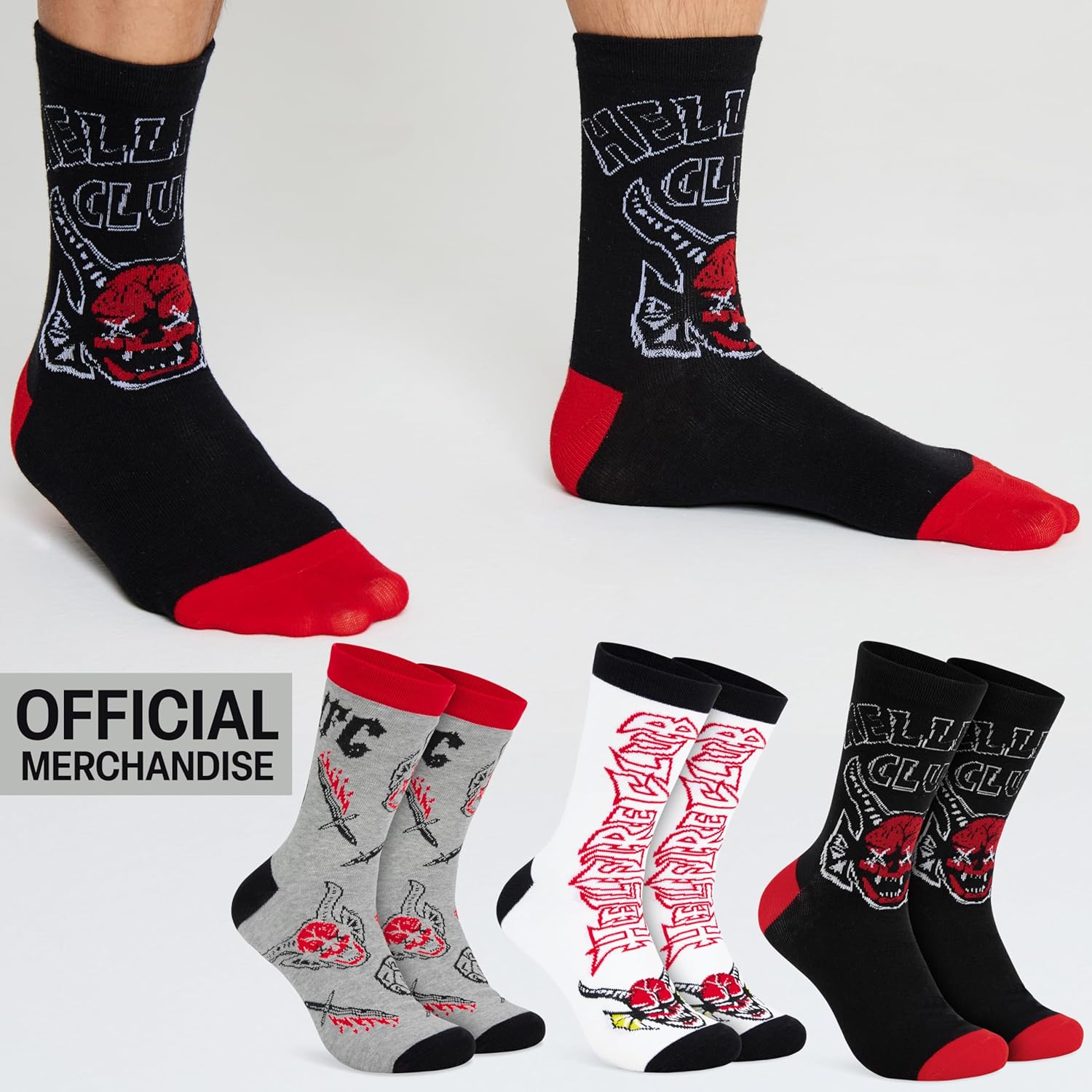 Stranger Things lot de 3 chaussettes homme, pointures 40 à 45 – Image 4