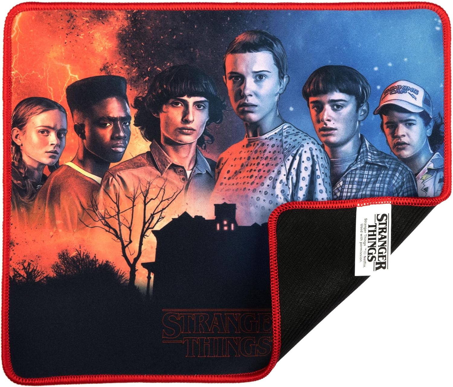 Tapis de souris gaming Stranger Things Best Friends 32 x 27 cm – Image 2